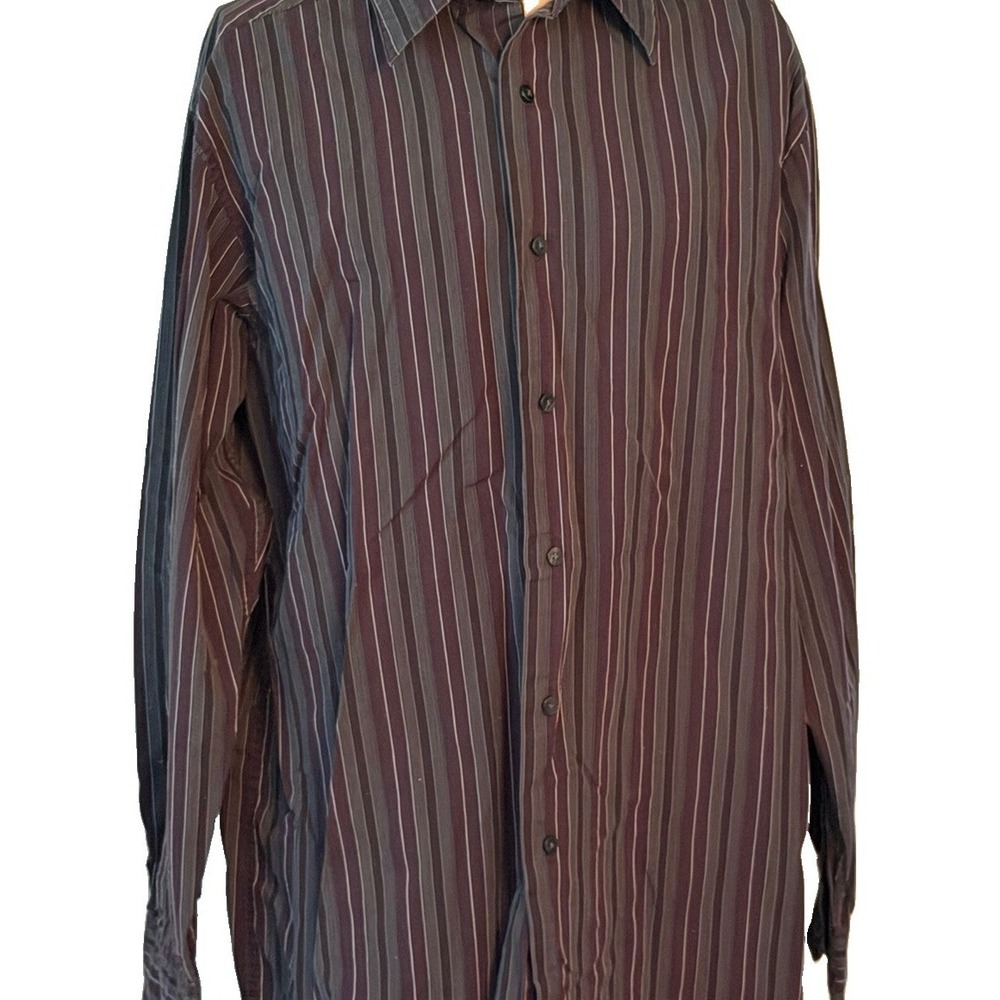 Concepts By Claiborne Button Up Multicolored Shirt Men's Large